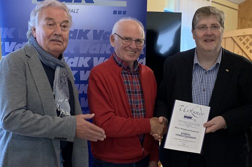 Ehrung Diedrich Ehrung langjähriges Mitglied