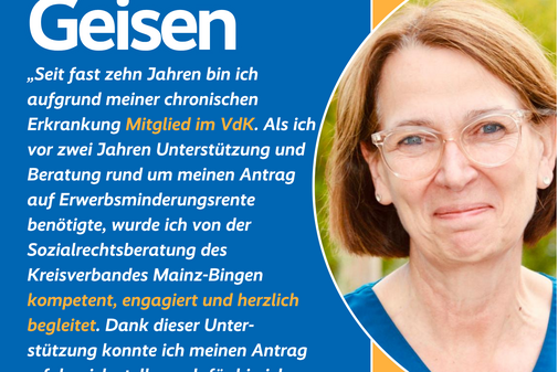 Porträtbild mit Zitattext
