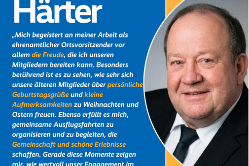 Porträtbild mit Zitattext