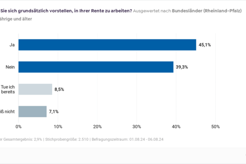 Eine Grafik als Balkendiagramm.
