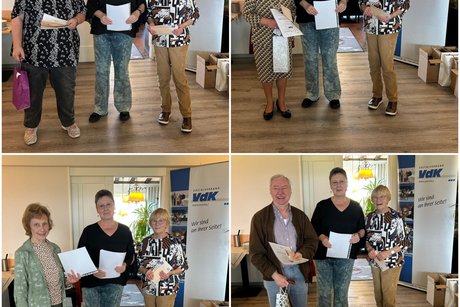 Die Geehrten, Frau Schneider u. Birgit Marwitz