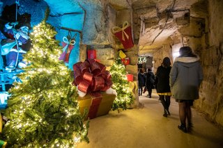 Weihnachtsmarktbesuch in der Fluweelengrotte in Valkeburg