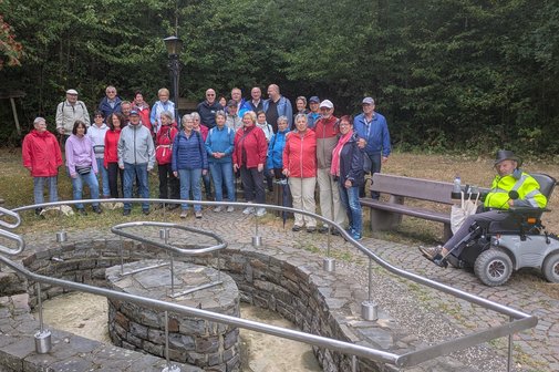 Die Teinehmer der Wanderung Die Teinehmer der Wanderung