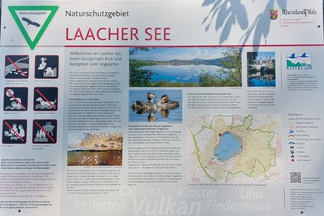 Info-Tafel Laacher See
