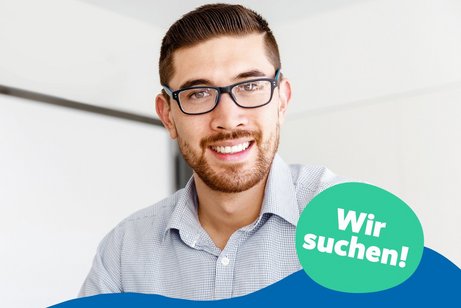 Bild mit einem jungen Mann mit Brille