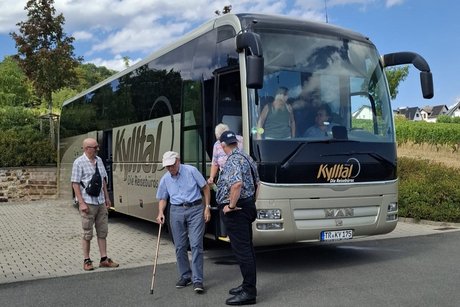Unser Reisebus der Firma Kylltal