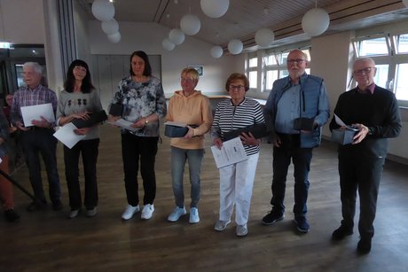 Ehrung der Jubilare mit 20-jähriger Mitgliedschaft