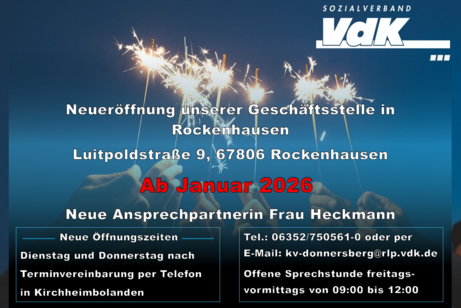 Neuer&ouml;ffnung in Rockenhausen am 06.01.2026