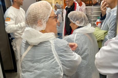 In der Bäckerei.