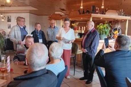 Manfred Graf, Monika Moosmann, Klaus Zimmermann, Heidi Schneider, Emil Morsch Ortsverbandstag