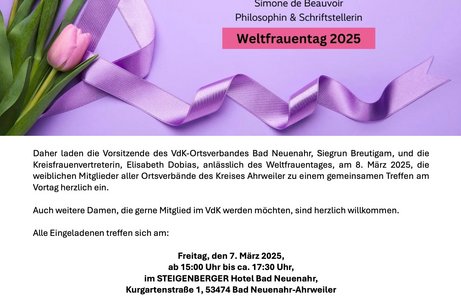 Weltfrauentag 2025