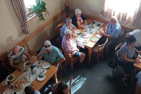 Frühstück im Bauerncafe in Eckfeld