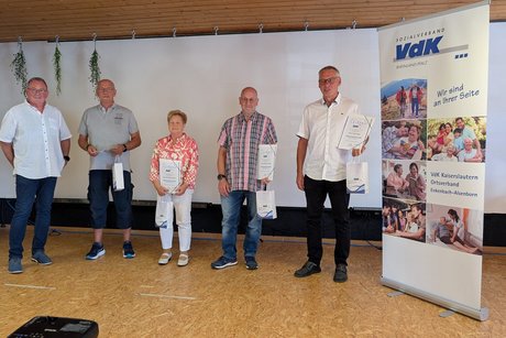 Ehrung der 20 J&auml;hrigen Mitglieder