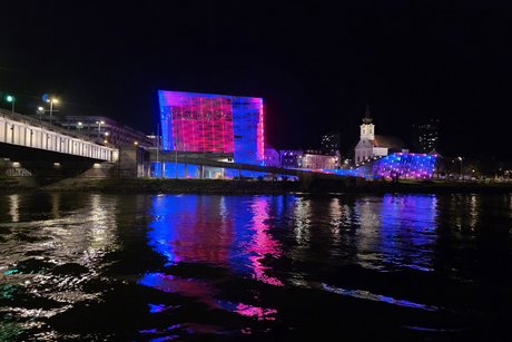Einfahrt nach Wien
