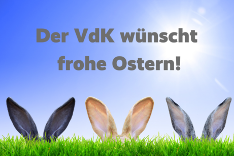 Ostergru&szlig; vom VdK mit Hasenohren