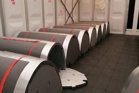 Hier k&ouml;nnen die Obdachlosen schlafen