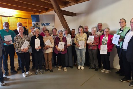 Der VdK Ortsverband Simmern w&uuml;rdigt seine Jubilare.
