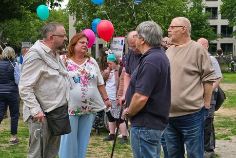 Treffen auf "Helmut Kohl Platz" in Mainz