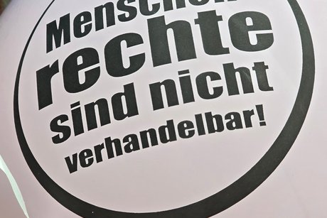 Menschenrechte sind nicht verhandelbar