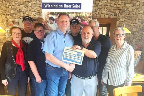 Spenden&uuml;bergabe