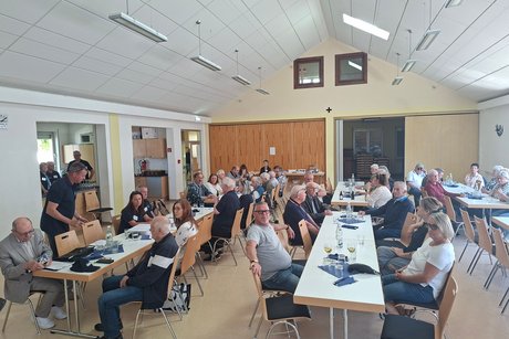 Menschen an Tischen