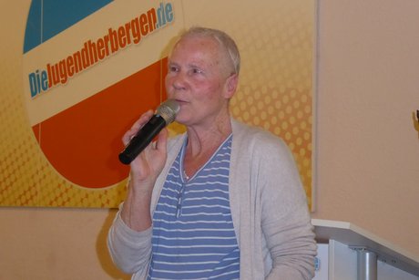 Irmtraud Strowitzki, stellvertretende Kreisverbandsvorsitzende, bei ihrer Ansprache