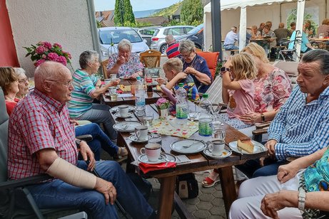 gemütliche Runde der Mitglieder
