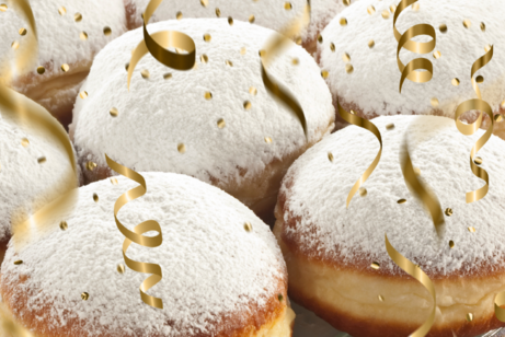 Kreppel mit Konfetti