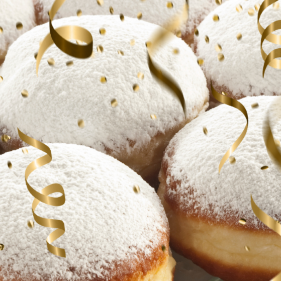 Kreppel mit Konfetti