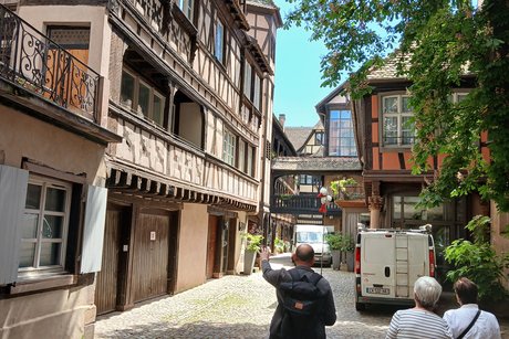 Hinterhof. Hinterhof