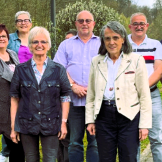 Mitglieder VdK Ortsverband Kirchspiel Urbach Gruppenbild des Vorstandes