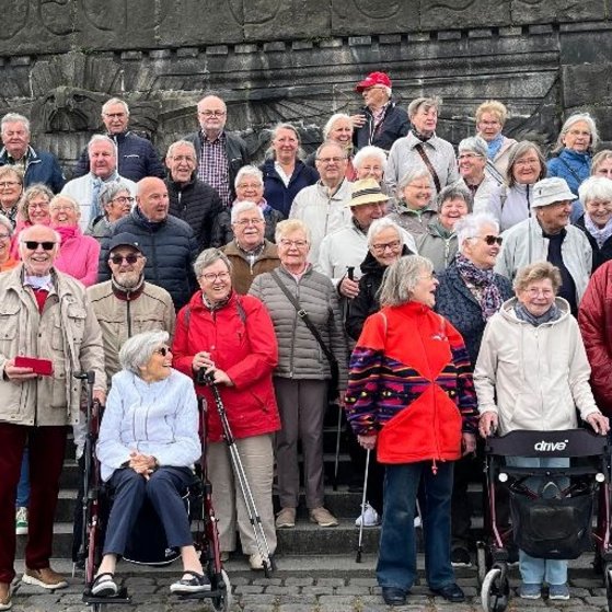 Die große Gruppe hat viel Spass