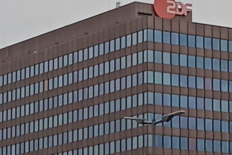 Ausflug nach Mainz ZDF-Hochhausgebäude in Mainz