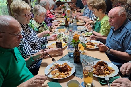 Reichhaltiges Mittagessen