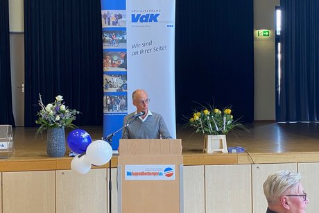 Begrüßung durch den Vorsitzenden Hermann Diederichs