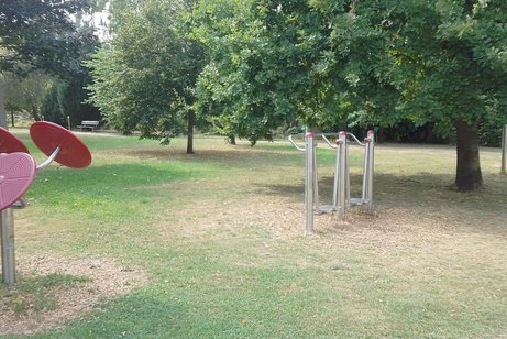 Fitnessgeräte im Stadtpark