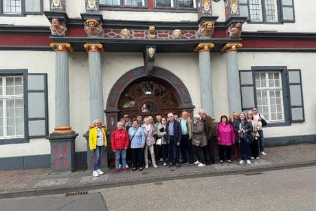 Gruppenfoto Tagesausflug VdK Bitburg in die Vulkaneifel