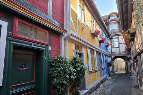 Quedlinburg hat 2.000 Fachwerkhäuser. Sehenswürdigkeiten