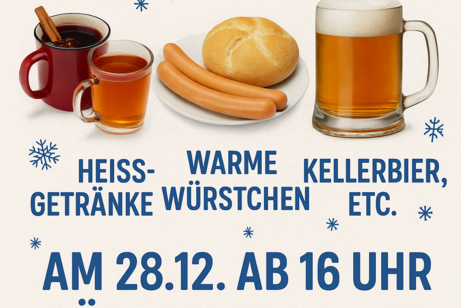 Plakat Winterglühen Spendenaktion VdK