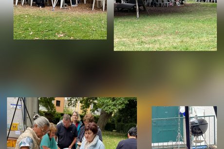 Collage vom Grillfest