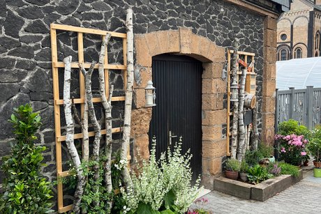 Die ansässige Gärtnerei des Klosters