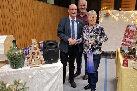 Unsere Gewinnerin der Schätzfrage.