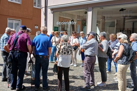 Unsere VdK'ler bei der Stadtführung.