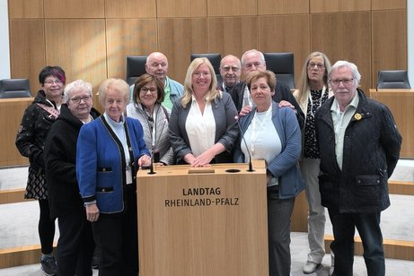 Landtagbesuch in Mainz durch den VdK-OV Ober-Olm