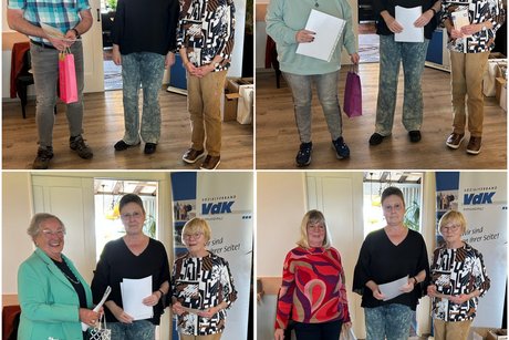 Die Geehrten, Frau Schneider und Frau Marwitz Die Geehrten, Frau Schneider u. Birgit Marwitz