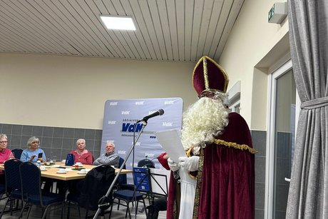 Der Nikolaus hielt noch eine Rede