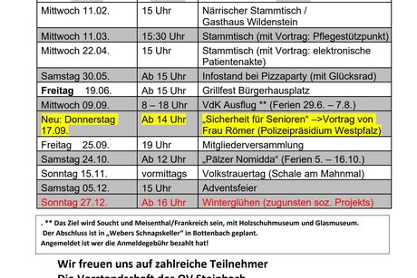 Jahresplan 2026 Planung 2026