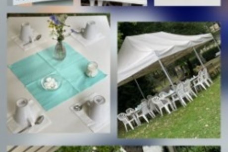 Foto von unseren liebevoll geschm&uuml;ckten Tischen