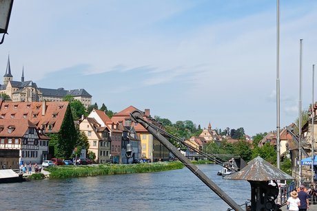 Am alten Hafen in Bamberg.