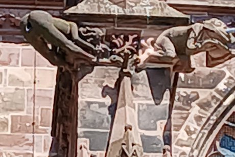 Wasserspeier am Freiburger Münster.